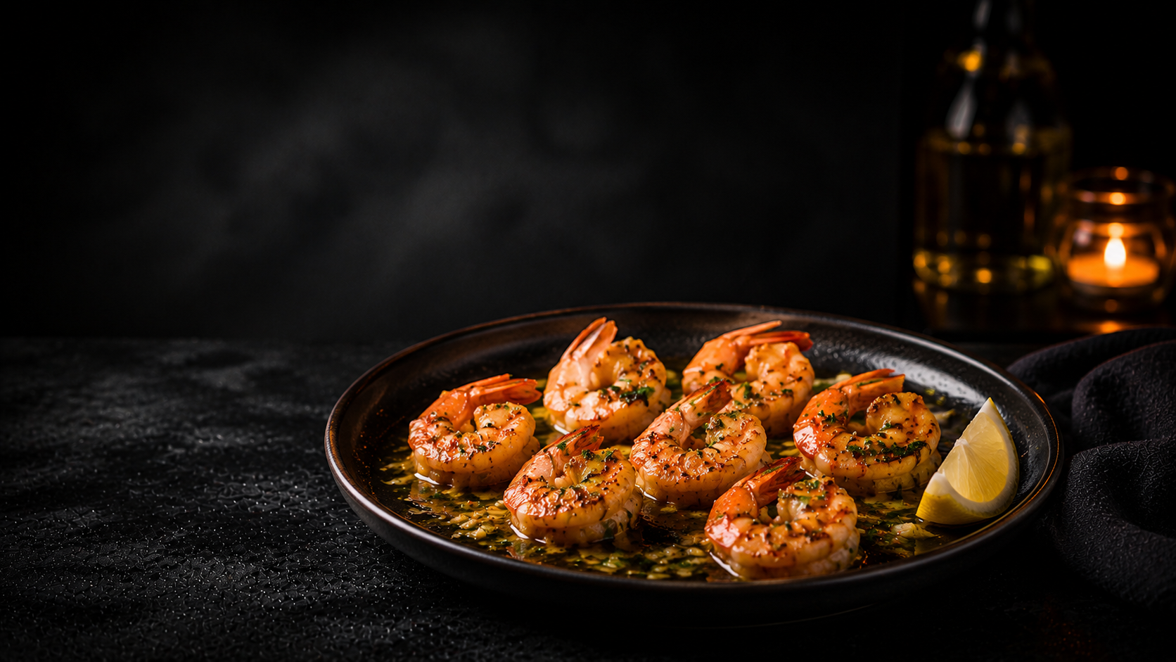 Scampi in saus (5st)